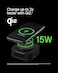 شاحن Belkin Boostcharge Pro اللاسلكي القابل للطي والمعتمد من Qi2، 3 في 1، لوحة شحن مغناطيسية للسفر بقوة 15 وات - شاحن محمول متوافق مع Magsafe لأجهزة iPhone 16/iPhone 15/iPhone 14