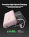 Belkin Portable Charger, Power Bank With Integrated Cable 20K PD 30W - Fast Charging USB-C Power Delivery, Portable Charger For iPhone 16 Series, iPad Pro, Galaxy S25 Series, And More - Pink