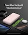 Belkin Portable Charger, Power Bank With Integrated Cable 20K PD 30W - Fast Charging USB-C Power Delivery, Portable Charger For iPhone 16 Series, iPad Pro, Galaxy S25 Series, And More - Pink