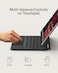 Belkin Pro iPad 10th Generation Keyboard Case With Magnetic Stand, Backlit Bluetooth Keyboard, Multi-Gesture Controls, Magnetic Apple Pencil Storage, Arabic/English, Multimedia Keys For iPad 10.9-Inch