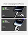 Belkin 2-In-1 Charging Cable With USB-C &amp; Lightning Connector, Braided Fast-Charging Cable, USB-C To USB-C &amp; Lightning Charger Cord, Multi-Charging Combo For Apple iPhone, iPad, Samsung, More, White