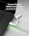 Belkin 2-In-1 Charging Cable With USB-C &amp; Lightning Connector, Braided Fast-Charging Cable, USB-C To USB-C &amp; Lightning Charger Cord, Multi-Charging Combo For Apple iPhone, iPad, Samsung, More, White
