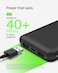 Belkin Portable Charger, 4-In-1 Power Bundle With 10000mAh Power Bank, 25W USB-C Charging Block, 60W USB-C Cable, And Travel Pouch - Fast Charging For Multiple Devices, Compact Design For Travel