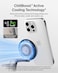محطة الشحن اللاسلكي Belkin UltraCharge Pro بقوة 25 واط، شاحن 3 في 1 معتمد بتقنية Qi2.2 ومتوافق مع MagSafe لأجهزة iPhone 17 وiPhone Air وApple Watch وAirPods وPixelSnap - لون رملي