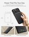 Belkin BoostCharge Magnetic Power Bank 5000mAh, Slim Portable Charger with Magnetic Ring and USB C Port, Battery Pack for iPhone, Galaxy, Pixelsnap, iPad, Tablet - USB C Cable Included - Black
