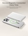 Belkin BoostCharge Magnetic Power Bank 5000mAh, Slim Portable Charger with Magnetic Ring and USB C Port, Battery Pack for iPhone, Galaxy, Pixelsnap, iPad, Tablet - USB C Cable Included - White