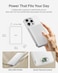 Belkin BoostCharge Magnetic Power Bank 5000mAh, Slim Portable Charger with Magnetic Ring and USB C Port, Battery Pack for iPhone, Galaxy, Pixelsnap, iPad, Tablet - USB C Cable Included - White