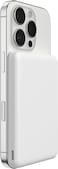 Belkin BoostCharge Magnetic Power Bank 5000mAh, Slim Portable Charger with Magnetic Ring and USB C Port, Battery Pack for iPhone, Galaxy, Pixelsnap, iPad, Tablet - USB C Cable Included - White