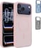 جراب Belkin SheerForce Grip متوافق مع MagSafe لهاتف iPhone 17 Pro Max بتصميم نحيف وخطوط جانبية مانعة للانزلاق - جراب حماية مغناطيسي وشفاف ومقاوم للصدمات لهاتف iPhone - وردي