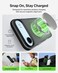 Belkin SheerForce Grip MagSafe Compatible iPhone Air Case with Slim Design &amp; Anti-Slip Side Lines - Magnetic, Transparent, &amp; Shockproof Protective iPhone Case - Black
