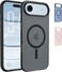 Belkin SheerForce Grip MagSafe Compatible iPhone Air Case with Slim Design &amp; Anti-Slip Side Lines - Magnetic, Transparent, &amp; Shockproof Protective iPhone Case - Black