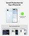 جراب Belkin SheerForce Protect متوافق مع MagSafe لهاتف iPhone Air بتصميم نحيف وطلاء مقاوم للخدش - جراب حماية مغناطيسي وشفاف ومقاوم للصدمات - أسود