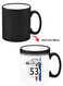 Color Changing Heat Sensitive Ceramic Mug, Image Revealed When HOT Liquid is Added! Car 53