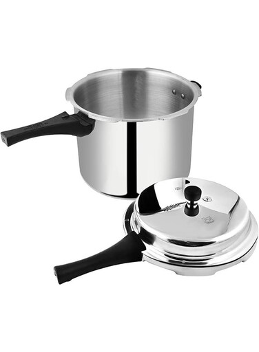 Pentola&Acirc;&nbsp;DLX 10&acirc;&euro;&macr;L Tall Body Pressure Cooker (Model PC0307) &acirc;&euro;&ldquo; Virgin Aluminum, Outer Safety Lid, 5&acirc;&euro;&lsquo;Year Warranty