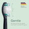 Beurer SC Classic Clean Electric Toothbrush Heads 4 Replacement Brushes for Philips Sonicare Sonic Toothbrushes, W-shaped Indicator Bristles, Medium Hardness