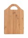 Organic Bamboo Cutting Board Beige 35x25x1.6cm