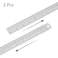 CRAFT MAGIC Heavy-Duty Stainless Steel Ruler (50cm20inch 2-Pack) Durable Metal Measuring Ruler for School, Office &amp; Craft Projects &ndash; Precision Straight Edge Tool