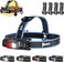 WUBEN H1 Headlamp Rechargeable Headlamp Flashlight, 1200 High Lumens Flashlight Head Light Torch, IP68 Waterproof for Running, Camping, Hiking
