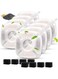 X spring Pet Fountain Filters, 16PCS Cat Fountain Filter with Replacement Compatible, Filters for Cat Water Fountain with 8 Sponge Filters, 8 Carbon Filters, Suitable for Pet Drinking Fountains