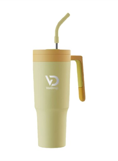 Steel Tumbler Vacuum 1200ml Straw Lid Stainless Steel Insulated Travel Mug Cupholder Friendly Keeps Cold for 24 Hours Pistachio Green