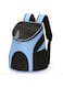 DAN HOM Cat Bag Pack, Pet Bag Pack, Cozy Cat Backpack and Small Dog Pet Carrier - Comfortable Travel Solution for Secure and Stylish Adventures with Your Furry Companion (BLACK&amp;BLUE)