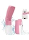 COMTENS Dog Water Bottle Portable - Leak Proof Foldable Pet Water Dispenser for Dogs &amp; Cats, 350ml Dog Water Bowl Drink Cup Summer Accessories for Outdoor Travel Walk Hinking (Pink)