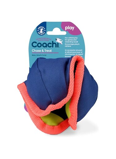 Coachi Chase &amp; Treat, Great for Play &amp; Chase, Agility &amp; Distance Training, Encourages Interaction, Good for Motivating, Distance Reward Training &amp; Encouraging Retrieval. Suitable for Dogs &amp; Puppies