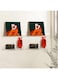 MESAILUP Acrylic Floating Wall Shelf, 4 Pack 16.5 Inch Invisible Storage Rack, Modern Picture Ledge Display Shelf, Wall Mounted Bookshelf for Kids Room, Clear Bathroom Organizer