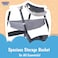Lovely Baby Kids 3-Point Adjustable High Chair LB 168 for Babies, Foldable Baby Chair with Universal Wheels - Beige