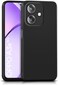 Case for Oppo A3 4G/5G, Oppo A3X 4G/5G, A60 5G, A40 4G, Liquid Gel Rubber Bumper Case with Soft Microfiber Lining Cushion Slim Hard Shell Shockproof Protective with Camera Protection Cover (Black)