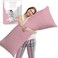 CRAFT&Acirc;&reg; Full Body Long Pillow with Cotton Cover - Pink, 50 x 120 cm