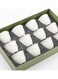 12Pcs Ceramic Cawa Cup Set White Color 100Ml