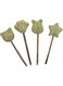 Beibi 4Pcs Organic Catnip Toys, Cat Lick Lollipops &amp; Squash Balls, Cat Treats for Dental Health &amp; Gastrointestinal Health, for Cats &amp; Kittens