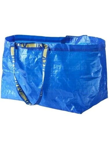 Ikea 172.283.40 Frakta Shopping Bag, Large, Blue, Set of 5