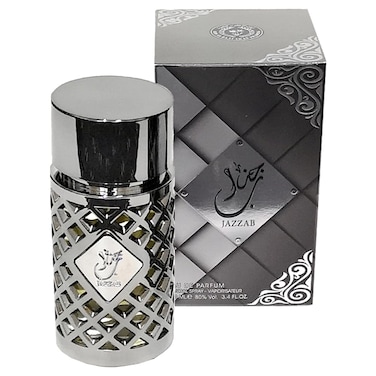Ard Al Zaafaran Jazzab Silver Eau de Parfum Spray for Men, 3.4 Ounce