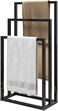 3 Tiers Freestanding Towel Rack, Multifunctional Drying Rack, Metal Scarf Rack, for Bedroom, Living Room, Bathroom