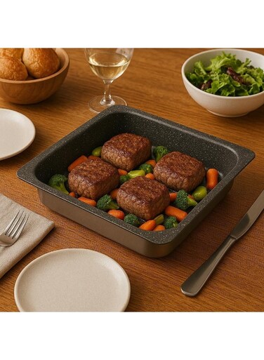 B&amp;S Baking Pans "GASTRONORM" 2/3 Size &acirc;&euro;&ldquo; Heavy-Duty Stainless Steel Trays