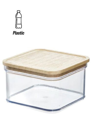 ROSANNA PANSINO RPET Crisp 6 x 6 Bin with Wood Lid