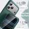 Liquid Silicone Case for iPhone 17 Pro Max 6.9-Inch, Silky Soft Touch Full-Body Protection, Anti-Scratch Shockproof Phone Cover with Microfiber Lining (Midnight Green)