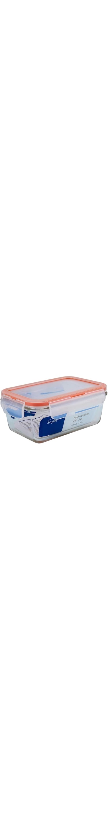 Mondex Glass Food Container With Lock Lid, 1000ml - cmn0099