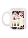 Floral Printed Coffee Mug White/Pink/