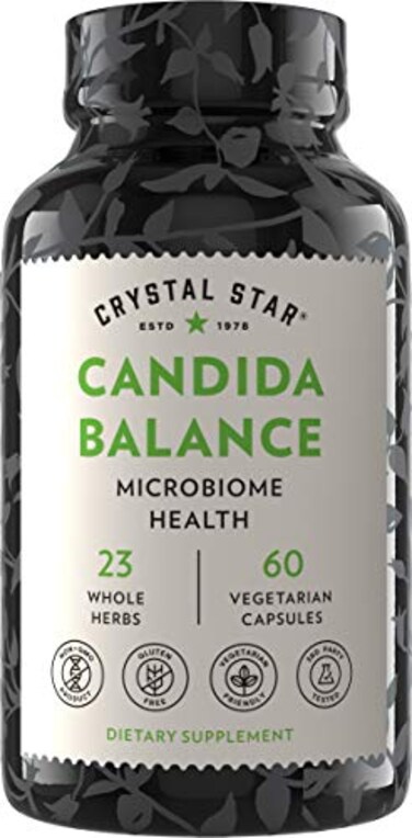 Crystal Star, Candida Balance, 60 Veggie Caps