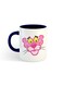 Panther Printed Mug White/Navy