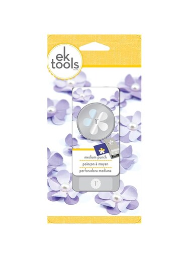 Ek Tools Paper Punch, Retro Flower, New Package