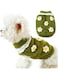 KASTWAVE Dog Sweater Coat, Warm Turtleneck Knitted Dog Knitwear, Pet Clod Weather Outwear Sweatshirt for Small Medium Dogs, Cute Floral Puppy Pullover Hoodie Outfits Flowery Sweater (4-6 Pounds)