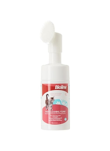 BIOLINE PAW CLEANING FOAM FOR CAT 100 ML, multicolor