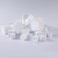 100pcs Craft Foam Cubes   2+3+4+5cm   each 25pcs Square Polystyrene Foam   Thermocol   Styrofoam   for Art Sculpting   Flower Arrangements   Modeling   DIY Arts and Crafts   School Office Home