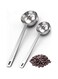 2 Pcs Premium Coffee Scoop Set - 1 Tbsp (15ml) &amp; 2 Tbsp (30ml) Measuring Tablespoon - Stainless Steel Coffee Measuring Spoon and Scooper with Long Handles Restaurant, Cafe or Home Use