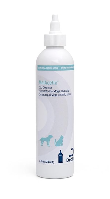 Dechra MalAcetic Otic Ear Cleaner Fights Bacterial &amp; Fungal Infections 236 mL