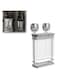 Wall-Mounted Suction Cup Knife Rack, Magnetic Knife Holder for Wall, Suction Cup Hanging Iron Knife Holder, No Drilling Magnetic Knife Block Utensil Organizer, Hanging Knife Rack for Home Kitchen